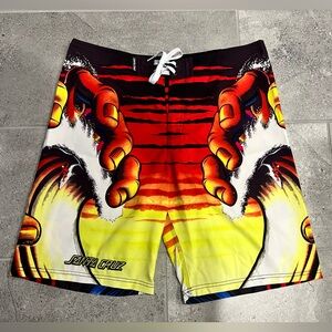 Santa Cruz hand wave board shorts
